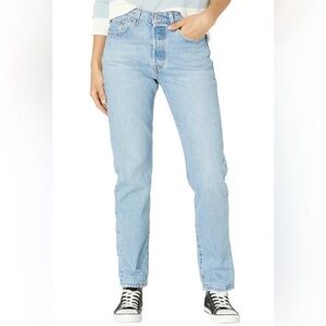 Levi's Premium 501 Women's Skinny High Rise Button Fly Light Wash Jeans Sz 30